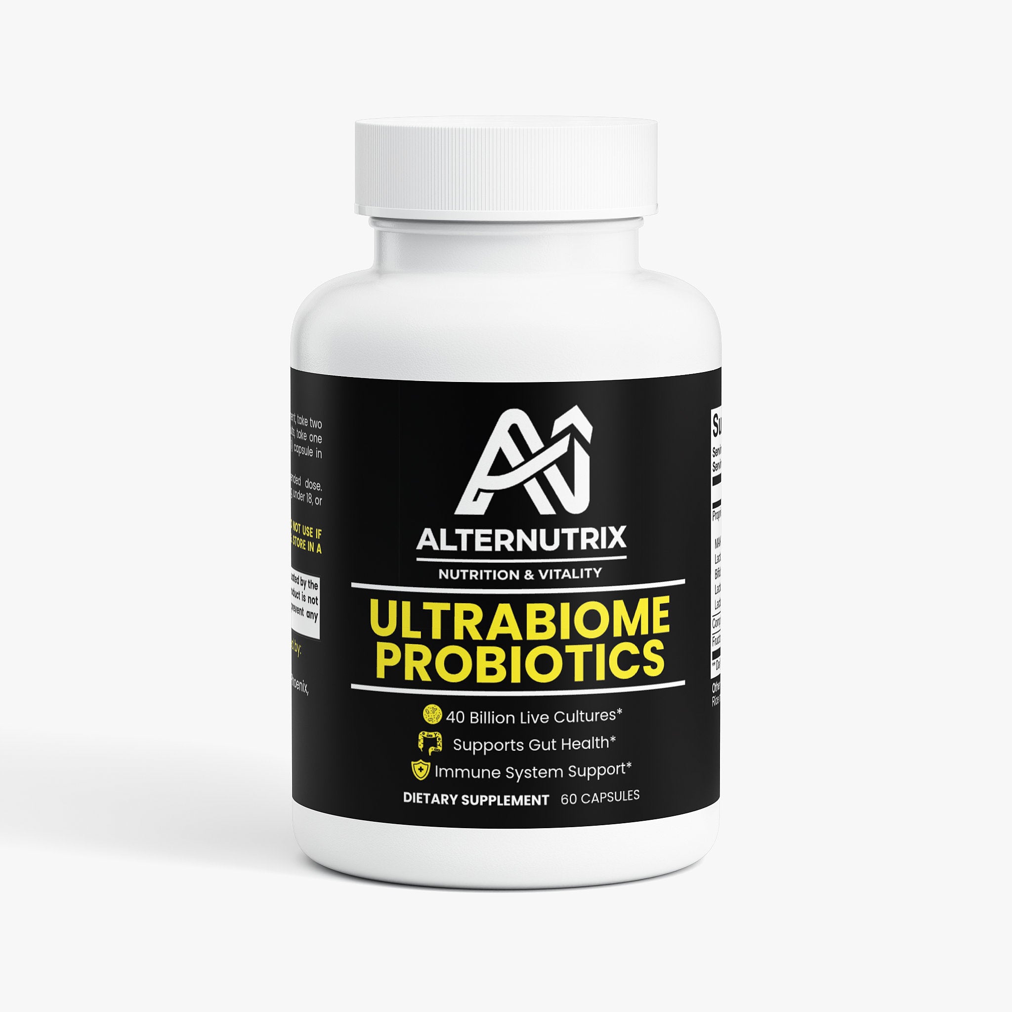 Ultrabiome Probiotics 40 Billion with Prebiotics