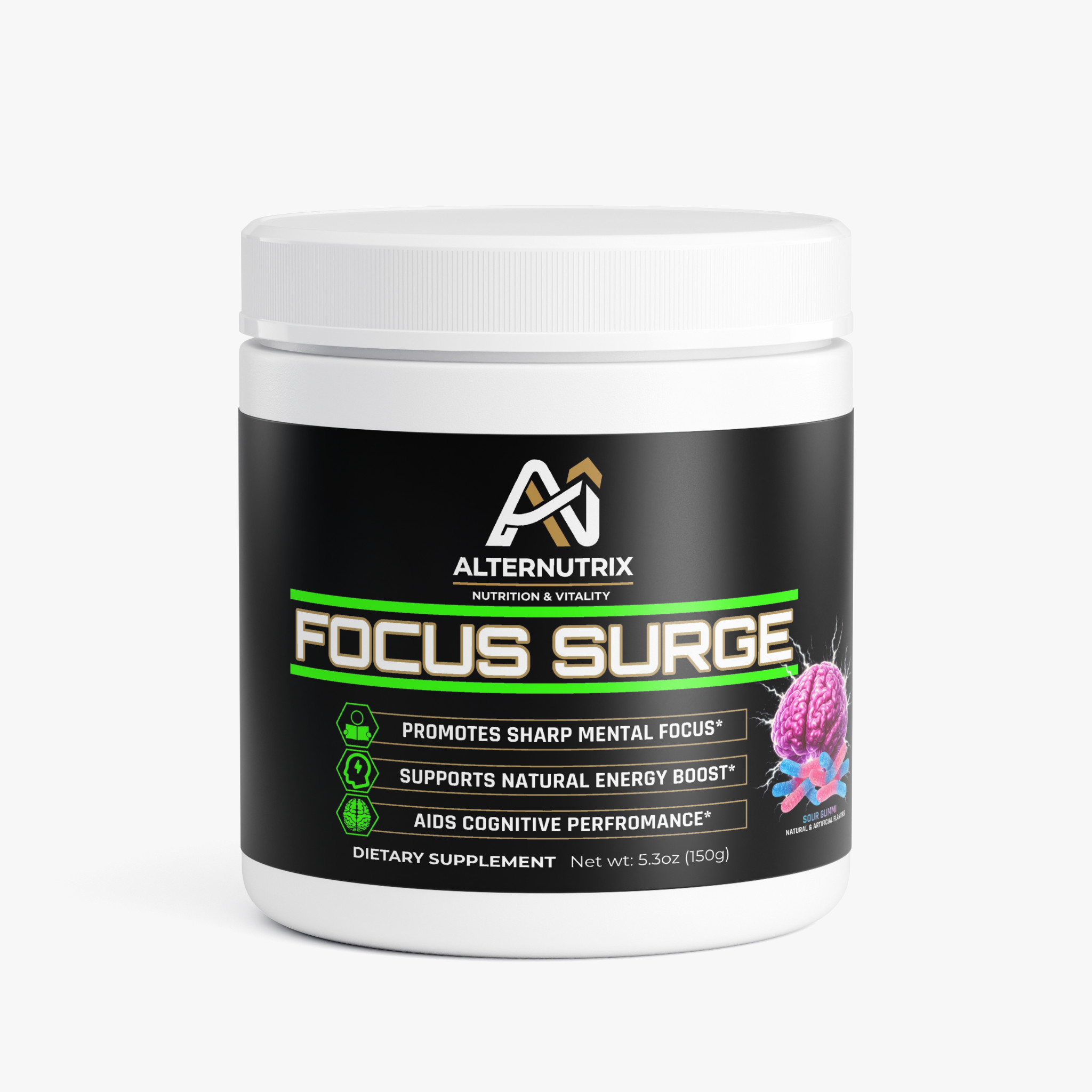 Focus Surge (Sour Gummi Worm Flavor)