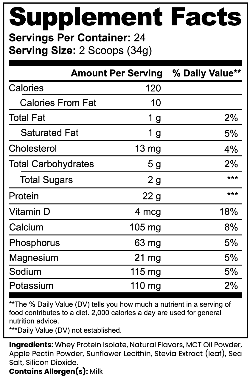 IsoFemme Protein Isolate (Vanilla)